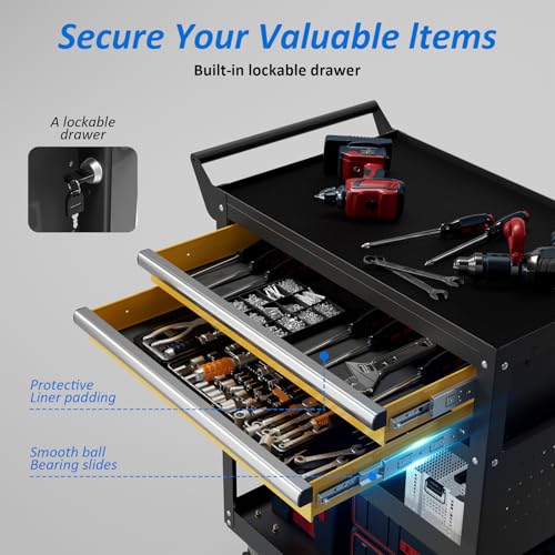5 Tier Heavy Duty Tool Cart