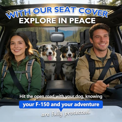 Truck Hard Bottom Dog Back Seat Extender Cover for F150