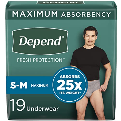 Depend Fit flex Incontinence Underwear for Men (38 Count)