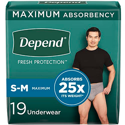 Depend Fit flex Incontinence Underwear for Men (38 Count)
