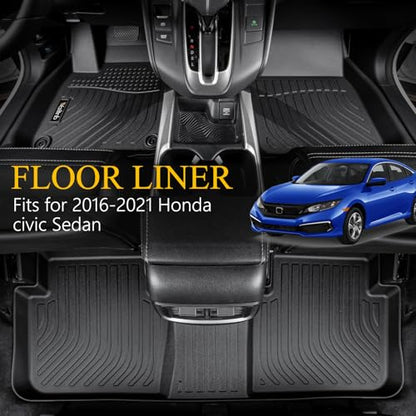 Floor Mats & Cargo Mat for Honda Civic Sedan 2016