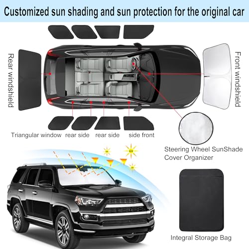 Window Shades for Toyota 4Runner 2010 (8 Count)