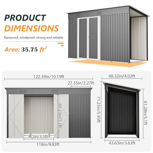 Large Outdoor Storage Shed