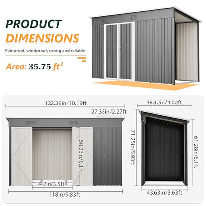 Large Outdoor Storage Shed