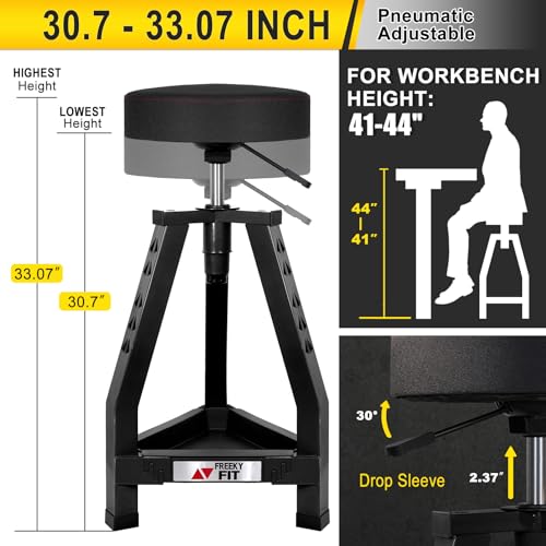 Adjustable Tall Shop Stool