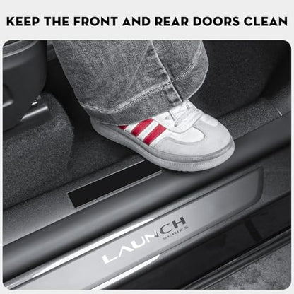8PCS Door Sill Protectors for Tesla Model Y Juniper [Full Protection (8 Count)
