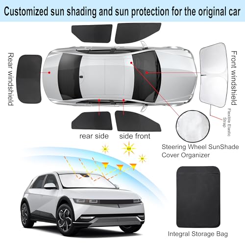 Window Shades for Hyundai Ioniq 5 2022 (6 Count)