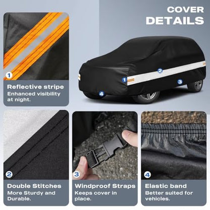 10 Layers Mini Van Car Cover Custom Fit for Kia Carnival