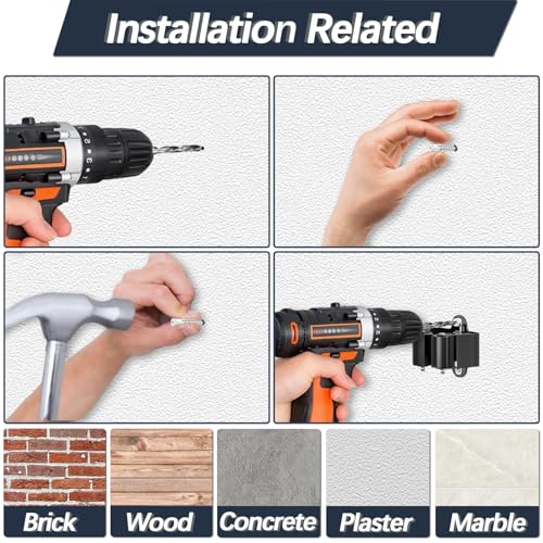 Broom Holder Wall Mount 50 Pack (50 Count)