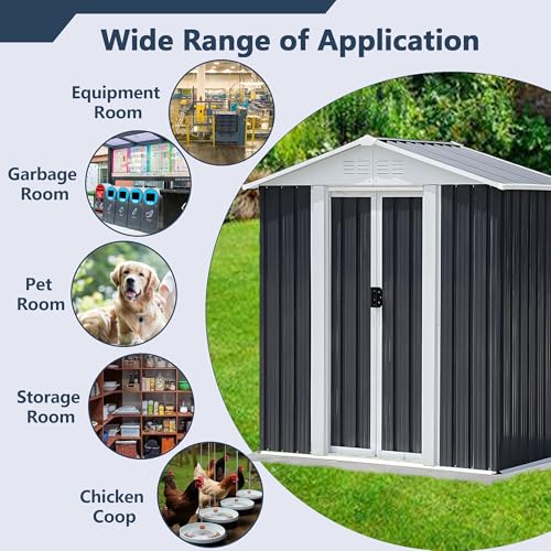 Outdoor Sheds 5FT x 3FT Outdoor Storage