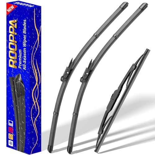 3 Wipers Fits GMC Acadia 2013