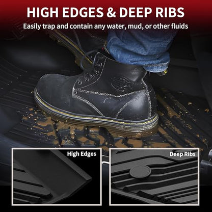 Floor Mat for Ford Ranger 2023 2022 2021 2020 Carpet Floor SuperCrew