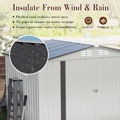 8x6FT Storage Shed