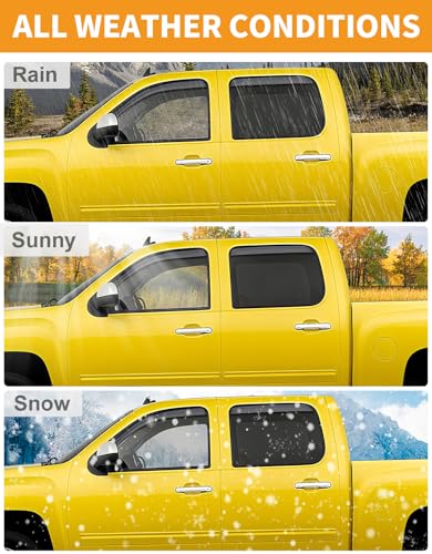 Window Visors Rain Guards for Ford F150 2021