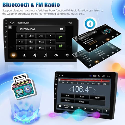 Double Din Car Stereo Radio Receiver (3.2 Ounce)