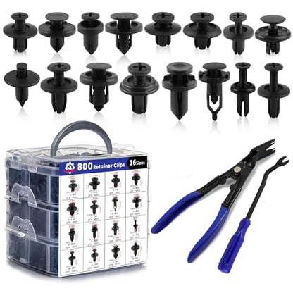 802Pcs Car Trim Clips Kit w (802 Count)