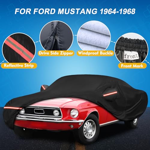 QUNSUNUS Car Cover for Ford Mustang 1964