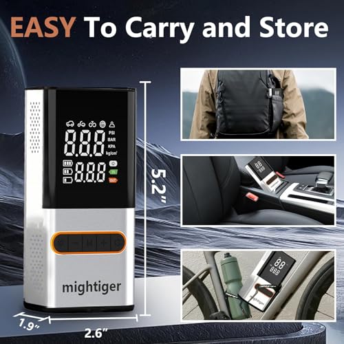 Tire Inflator Portable Air Compressor Cordless Automatic Air Pump