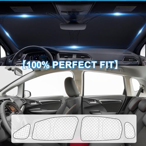 10pcs Thicken Sun Shades for Honda Fit 2015