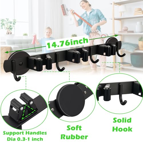 Strong Magnetic Mop Broom Holder