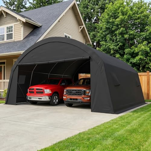 Carport 20x20 Heavy Duty 2 Car Carport Canopy