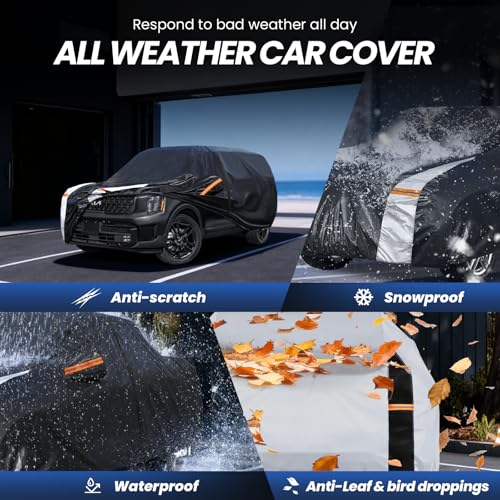 Multi Layer Car Cover Custom Fit for Kia Telluride