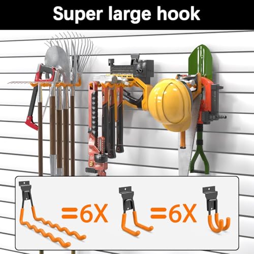 Slatwall Hooks 18 Pack Heavy Duty Multi Sizes (18 Count)