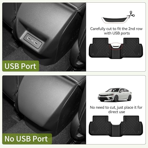 Floor Mats and Cargo Liner Fit for Honda Civic Sedan 2026