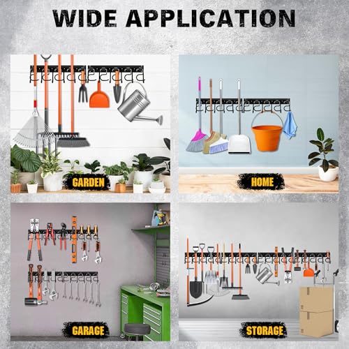 68'' All Metal Adjustable Garden Tool Organizer