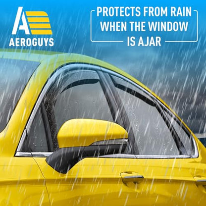 Extra Durable Window Deflectors in (4 Count)