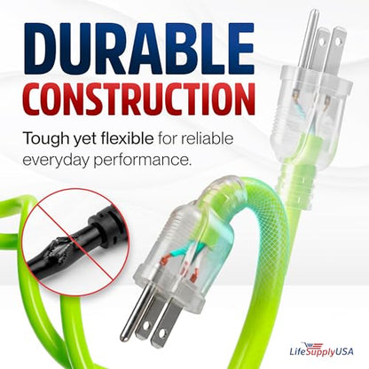 75ft Outdoor Indoor Extension Cord 12