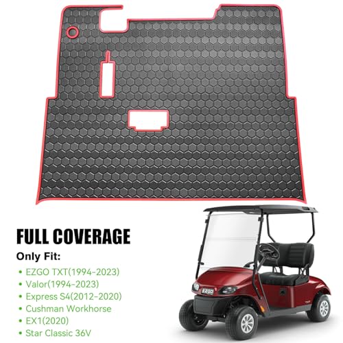 EZGO TXT Golf Cart Full Coverage Floor Liner Mat