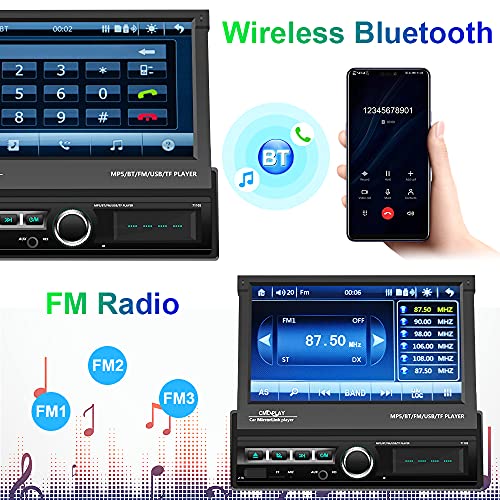 Single Din Touchscreen Car Stereo 7 Inch Touch Screen Car Radio