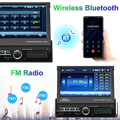 Single Din Touchscreen Car Stereo 7 Inch Touch Screen Car Radio