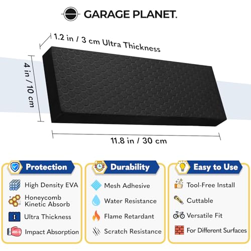 WP01 Garage Wall Protector for Car Door (4 Count)