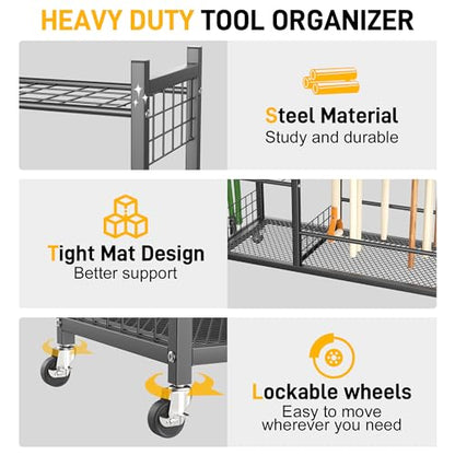 Garden Tool Organizer Stand