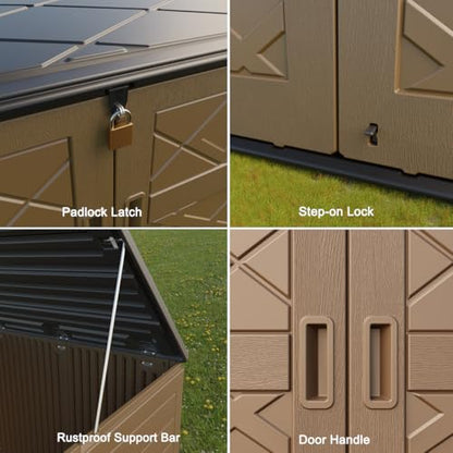 Larger Outdoor Storage Shed Weather Resistance