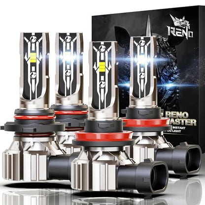 9005 H11 Bulb Combo (4 Count)