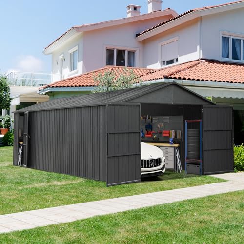 Domi 12'x20' Metal Garage Shed
