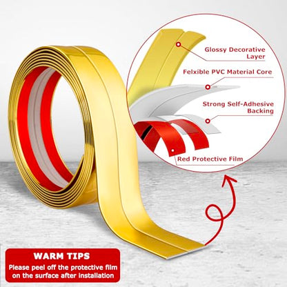 Wall Corner Protector Peel and Stick Corner Trim Molding