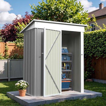 Outdoor Storage Shed 5 x 3 ft. Utility Tool Shed