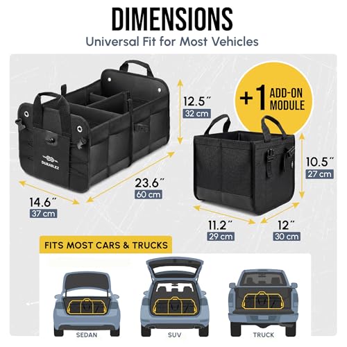 Large Car Trunk Organizer