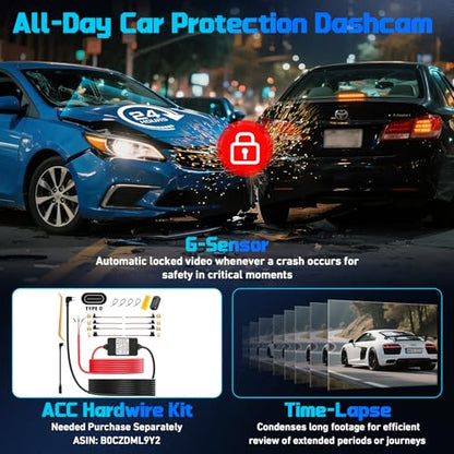Dash Cam Front 4K