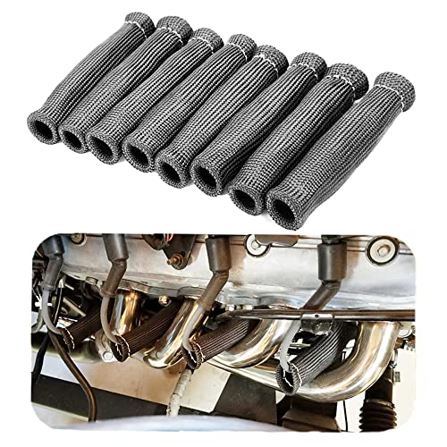 Spark Plug Wire Boots Thermal Protection Insulator Sleeve (8 Count)