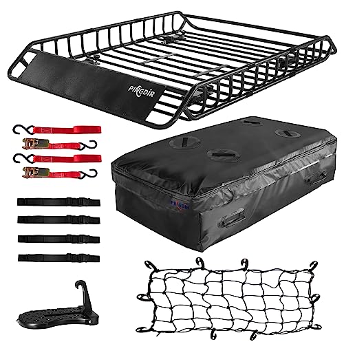 Roof Rack Basket 51" X 36" X 5" Rooftop Rack Cargo Carrier Universal