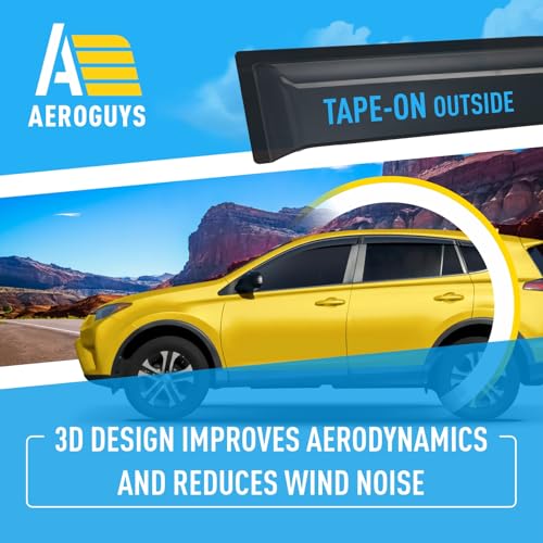 Extra Durable Window Deflectors Tape (6 Count)