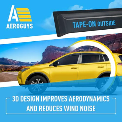 Extra Durable Window Deflectors Tape (6 Count)