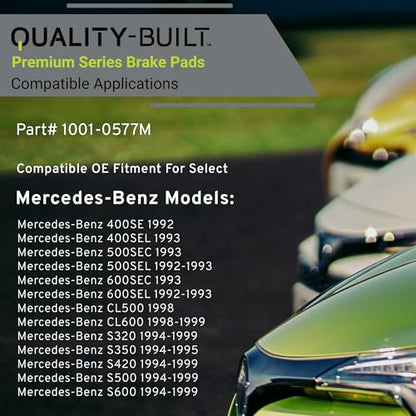 Front Semi Metallic Brake Pads