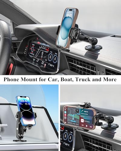 Anti Theft Phone Mount Holder with Vibration Dampener