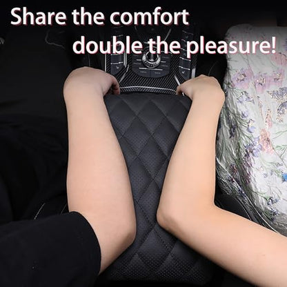Truck Center Console Armrest Cover Genuine Leather